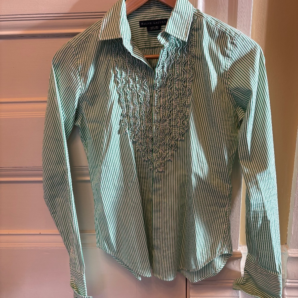Ralph Lauren Striped Button Down Shirt 4